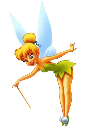 Tinkerbell from Peter Pan by Disney
