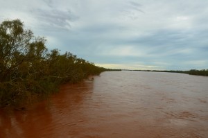 Carnarvon river, red